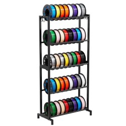 3D tulostuslankojen säilytyshylly 5 tasoinen hiiliteräs musta H muotoinen helppo asennus