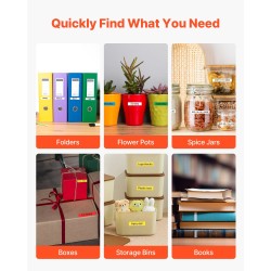 Tarranauhapakkaus 12 mm PET 6 kpl värillisiä yhteensopiva Brother P-Touch tulostimille