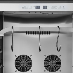 Kuiva ikäännytyskaappi lihalle 45 kg kapasiteetti 304 ruostumaton teräs lämpö ja kosteusohjaus