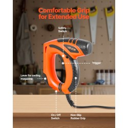 Sähköinen viimeistelynaulain ja niittipyssy 1000 naulaa 1000 niittiä