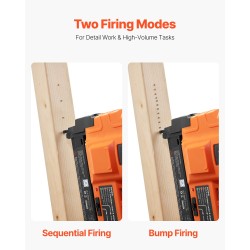 Akkukäyttöinen 18GA naula ja niittipyssy 20V 2 akkua 2.0Ah 15–55 mm