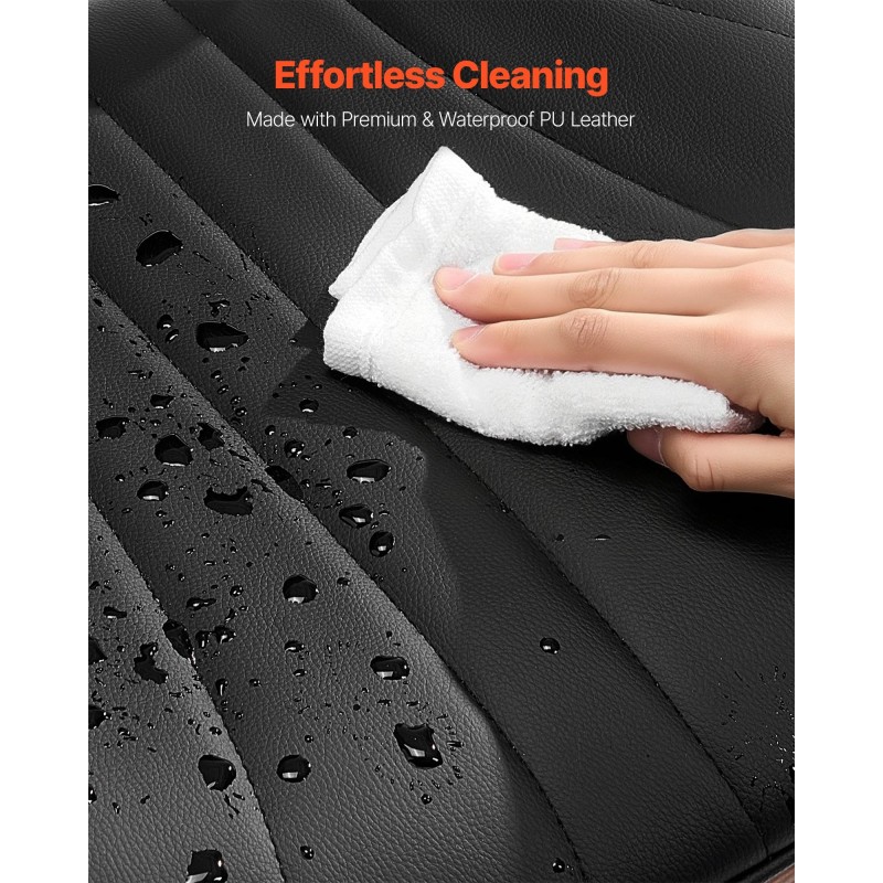 Ruokapöydän tuolipari musta metallirunkoinen PU-nahkaverhoilu pehmustettu istuin tilaa säästävä