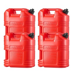 Polttoainesäiliöt 4 kpl litteät HDPE ja PP muovi 19 l autoihin