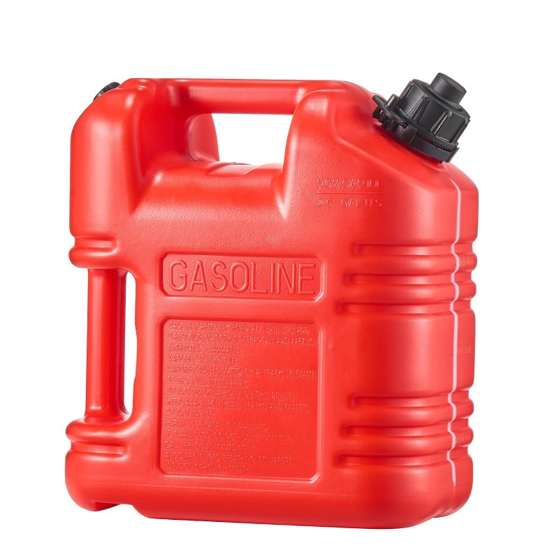 Polttoainesäiliö litteä kannettava 9,5 l HDPE PP autoille ja ATV-ajoneuvoille