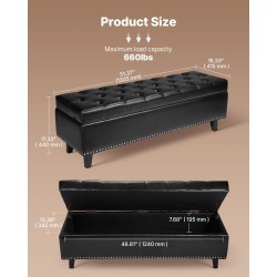 Säilytysrahi kenkäpenkki PU-nahka musta nappikoriste säilytystilalla kumipuiset jalat