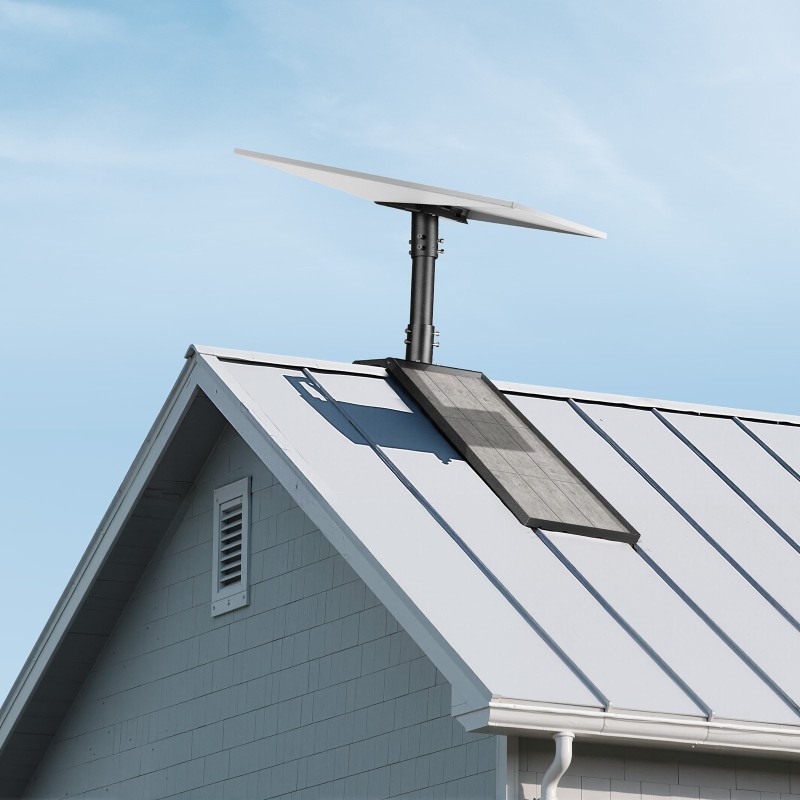 Kattokiinnike Starlink Gen3 antennille säädettävä teräs harjakatolle