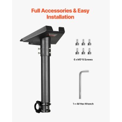 Satelliittiantennin teline terästä matkailuauton tikasasennukseen 360 astetta säädettävä säänkestävä Starlink-yhteensopiva