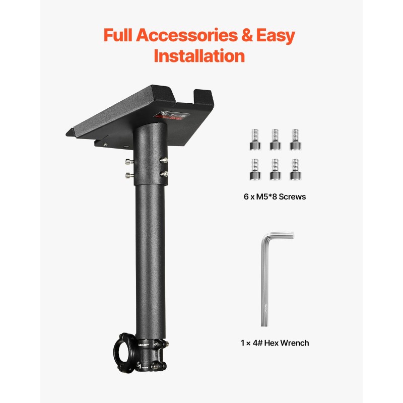Satelliittiantennin teline terästä matkailuauton tikasasennukseen 360 astetta säädettävä säänkestävä Starlink-yhteensopiva