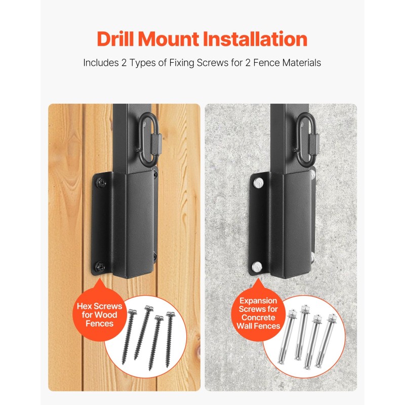 Piikkilankavarret 8 kpl 605 mm teräs jauhemaalaus aidan korotukseen