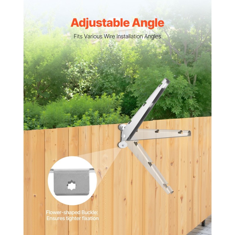 Aidan jatkovarret galvanoitua terästä 310 mm 10 kpl puu- ja betonipylväisiin