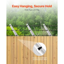 Aidan jatkovarret galvanoitua terästä 310 mm 10 kpl puu- ja betonipylväisiin