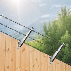 Aidan jatkovarret galvanoitua terästä 310 mm 10 kpl puu- ja betonipylväisiin