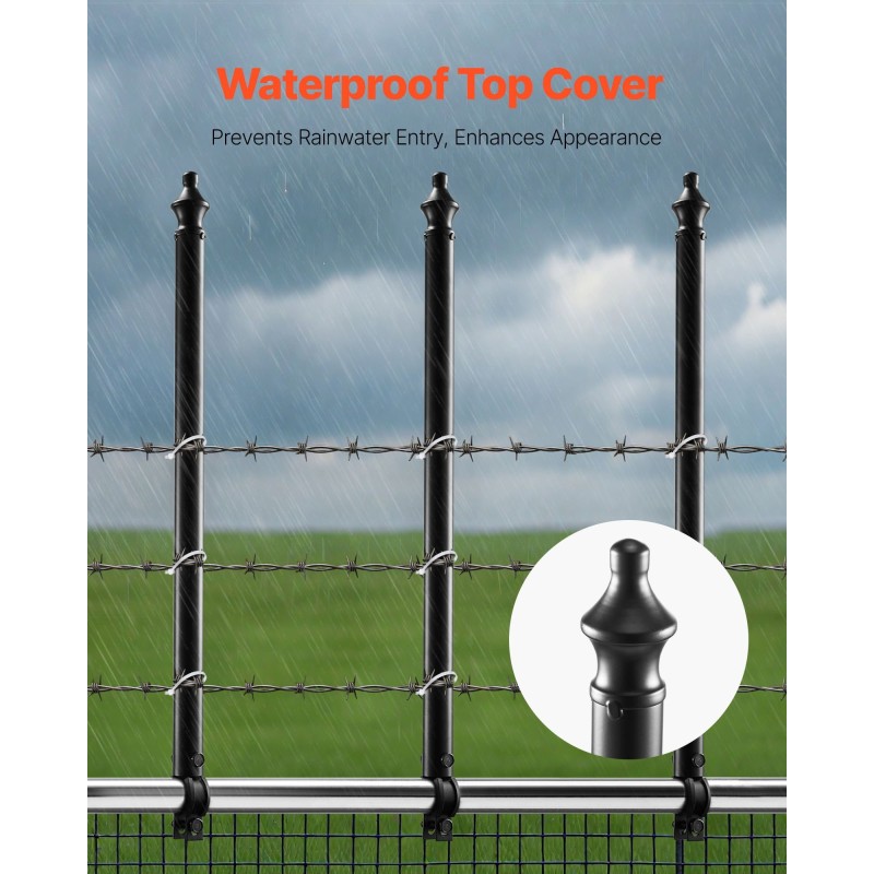 Aidanjatkopalat teräs jauhemaalattu 9 kpl 695 mm yläputkille 32–38 mm