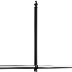 Aidanjatkopalat teräs jauhemaalattu 9 kpl 695 mm yläputkille 32–38 mm