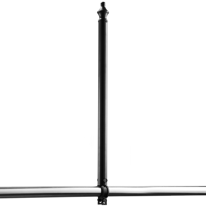 Aidanjatkopalat teräs jauhemaalattu 9 kpl 695 mm yläputkille 32–38 mm