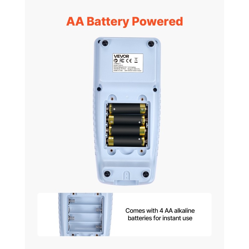 Kannettava sameusmittari mittausalue 0–1000 NTU paristokäyttö TN1000