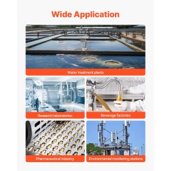 Kannettava sameusmittari mittausalue 0–1000 NTU paristokäyttö TN1000