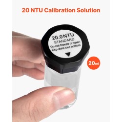 Sameuskalibrointisarja neljä pulloa 20 ml arvoilla 20, 100, 400, 800 NTU