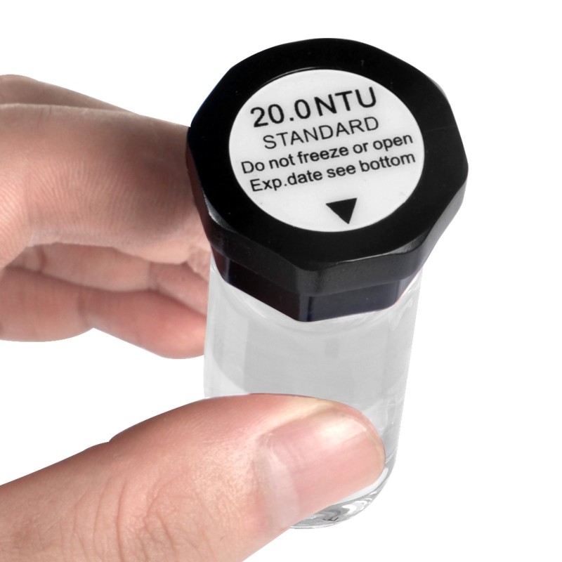 Sameuskalibrointisarja neljä pulloa 20 ml arvoilla 20, 100, 400, 800 NTU