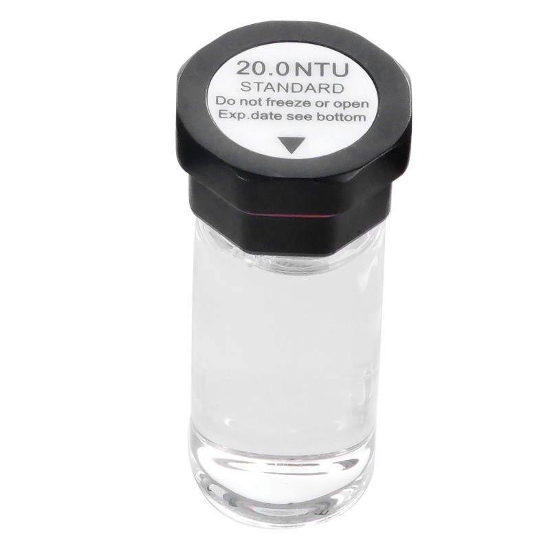 Sameuskalibrointisarja neljä pulloa 20 ml arvoilla 20, 100, 400, 800 NTU