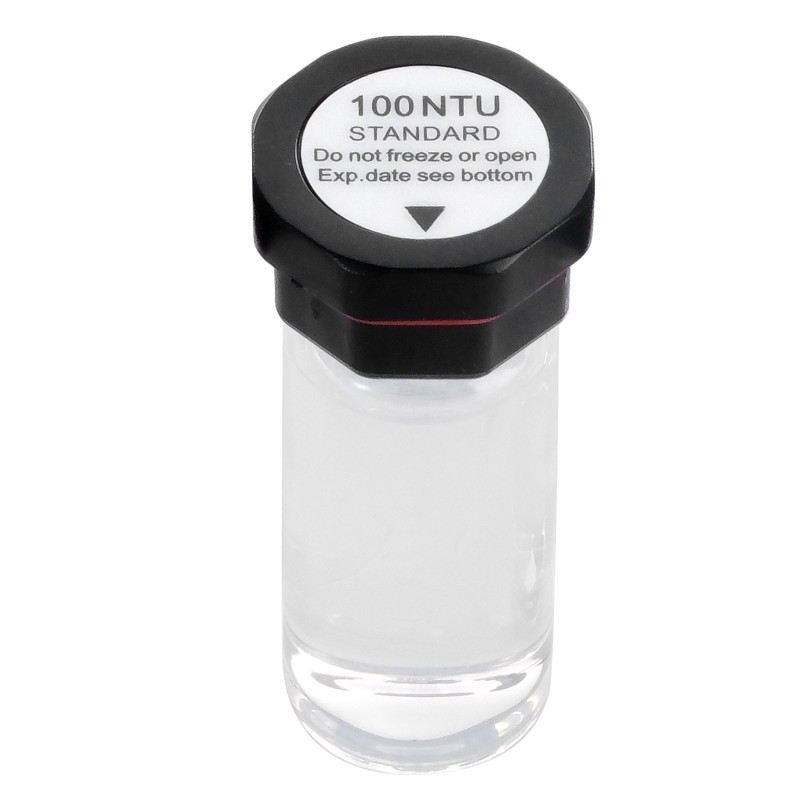 Sameuskalibrointisarja neljä pulloa 20 ml arvoilla 20, 100, 400, 800 NTU