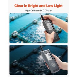 Liuenneen hapen mittari kannettava vesitiivis neljän metrin elektrodikaapelilla