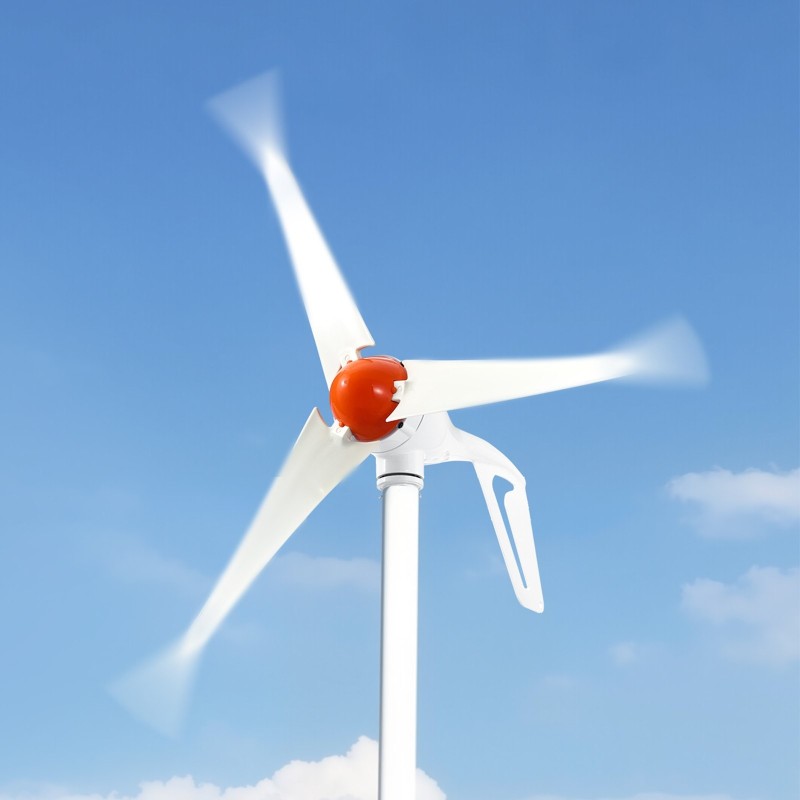 Aurinko- ja tuulivoimapaketti 12V 400W 2 x 100W monikiteisillä paneeleilla MPPT-hybridiohjaimella