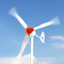 Aurinko- ja tuulivoimasarja 2 kpl 100W monikidepaneelia 400W turbiini 12.8V 100Ah akku