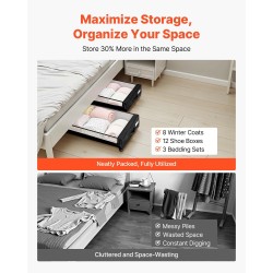 Sängynaluslaatikko matala ulkomitat 770x470x173 mm 2 kpl läpinäkyvä kansi pyörillä