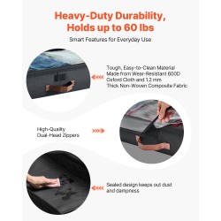 Sängynalussäilytyslaatikko 2 kpl 90,5×39,5×13 cm pyörillä läpinäkyvällä kannella