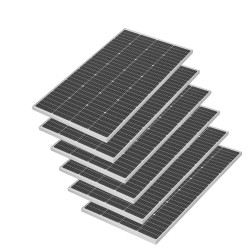 Aurinkosähköpaketti 1200W 6 kpl 200W yksikideaurinkopaneelia 25 6V 300Ah LiFePO4 akku 24V 3600W invertteri