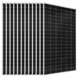 Aurinkosähköjärjestelmä 4800W 12x400W paneelia 51 2V 300Ah LiFePO4 akku 2x5000W hybridivaihtosuuntaajat