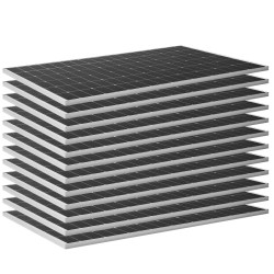 Aurinkosähköjärjestelmä 4800W 12x400W paneelia 51.2V 300Ah LiFePO4-akku 2x5000W hybridivaihtosuuntaajat