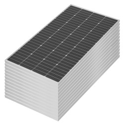 Aurinkosähköpaketti 2400W 48V 12 kpl 200W paneelia 100Ah LiFePO4 akku 48V 5000W hybridi invertteri
