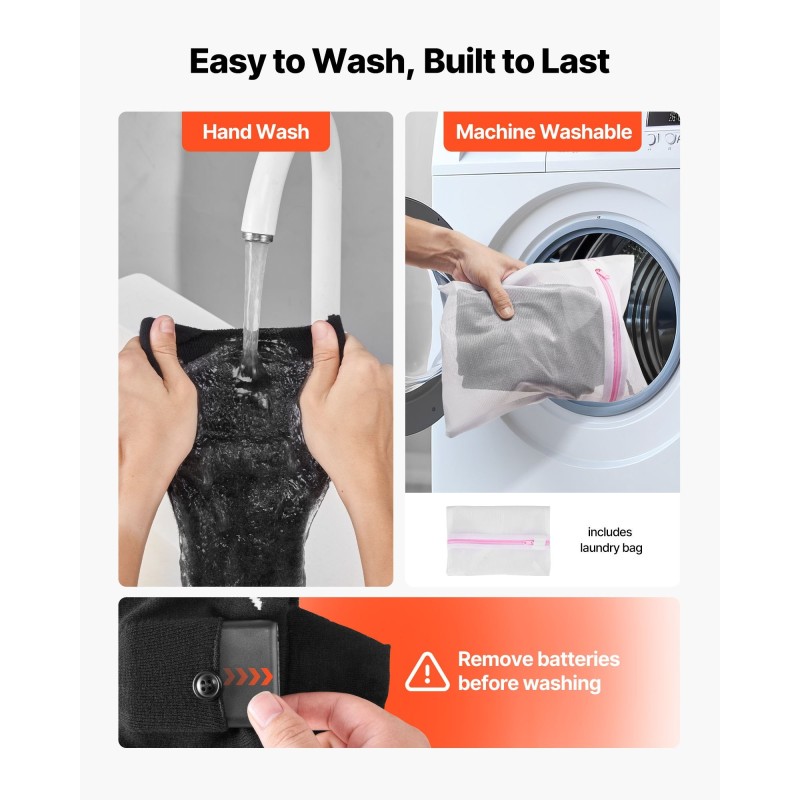 Lämmitettävät sukat modaalikuitu keinotekoinen minkkifleece 5000 mAh akku 4 lämmitystasoa EU 38–48