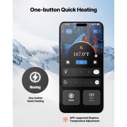 Lämpösukat modal-ydinlanka ja tekoturkis yksi koko ladattavat 6000mAh akut 4 lämmitystasoa