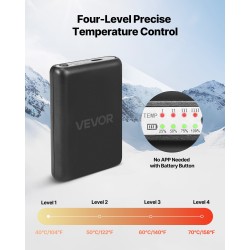 Lämpösukat modal-ydinlanka ja tekoturkis yksi koko ladattavat 6000mAh akut 4 lämmitystasoa