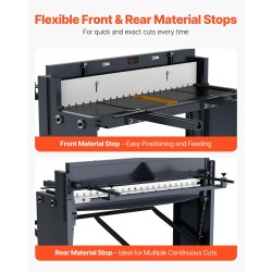 Levyleikkuri jalkakäyttöinen alumiinille ja teräkselle 1320 mm 1,5 mm