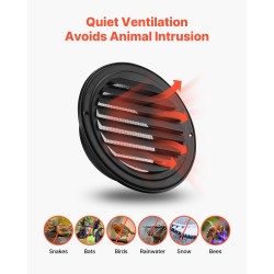 Seinäristikkosuojus pyöreä halkaisijaltaan 145 millimetriä ruostumaton teräs musta kaksi kappaletta