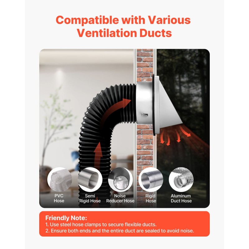 Seinäventtiilin peitelevy 145 mm ruostumaton teräs neliö suojaverkolla 1 kpl