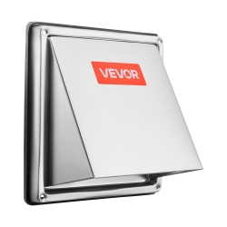 Seinäventtiilin peitelevy 145 mm ruostumaton teräs neliö suojaverkolla 1 kpl