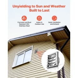 Seinäasennettava ilmanvaihtoritilä 145 mm SUS304 ruostumaton teräs kumitiivisteellä