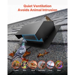 Seinäasennettava ulkosäleikkö SPCC-teräs 149 mm musta 1 kpl poistoilmakanavaan