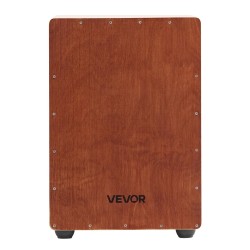 Cajon-rumpu koivupaneelilla mahonkinen runko sisäisillä virvelikielillä