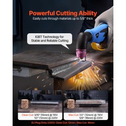 Kosketukseton plasmaleikkuri CUT-50 20–50A 220V IGBT puhdas 12 mm