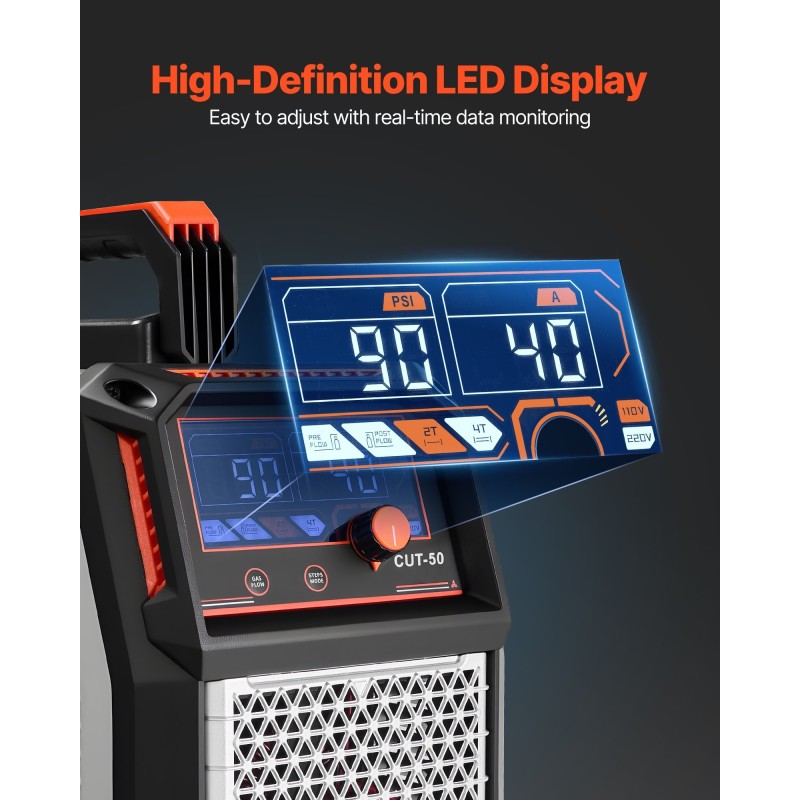 Kosketukseton plasmaleikkuri CUT-50 20–50A 220V IGBT puhdas 12 mm