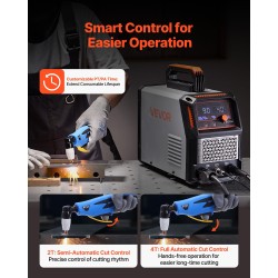 Kosketusplasmaleikkuri 220V 20–50A invertteritekniikka digitaalinen näyttö 2T ja 4T 12–16 mm