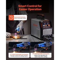 Plasmaleikkuri 400V 3-vaiheinen 20–60A IGBT kosketukseton pilottikaari teolliseen käyttöön