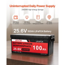 Aurinko- ja tuulivoimapaketti 6 kpl 100W monikidepaneelia 400W tuuliturbiini 25.6V 100Ah akku