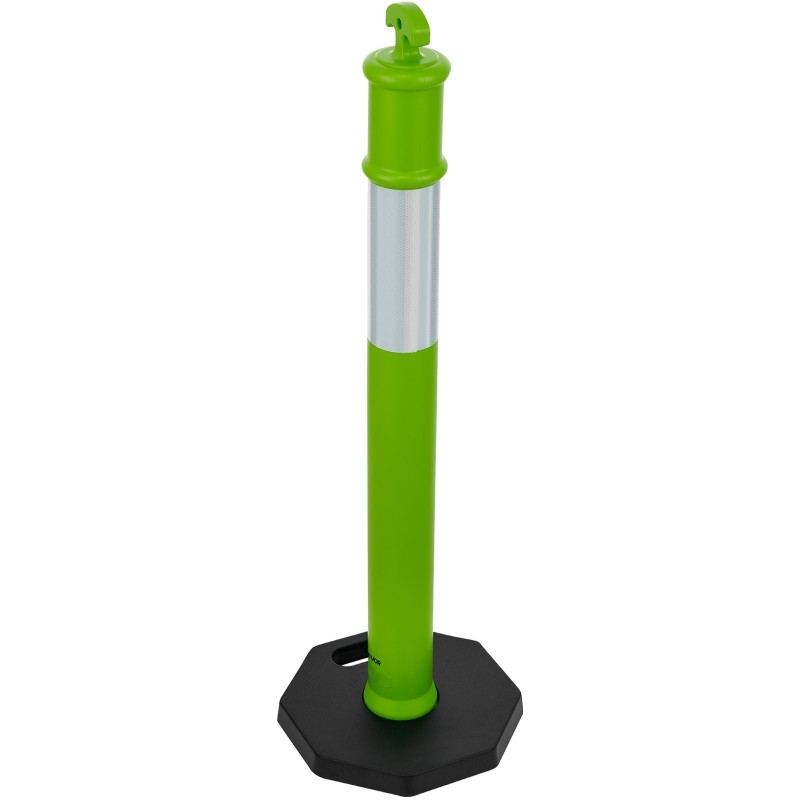 Liikenteen ohjaustolpat 3 kpl muovi ja kumi 1140 mm 360 asteen heijastinnauhalla